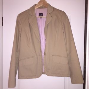 NEW gap tan blazer